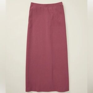 UpWest Skirt Rose Ribbed Stretch Cotton